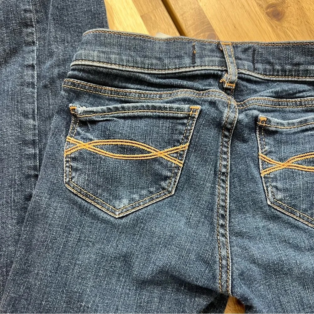Abercrombie Kids Slim Jeans Size 16 Dark Wash Stretch Denim